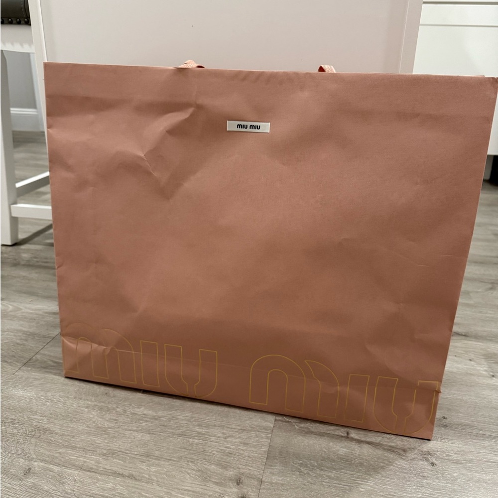 Miu Miu large shopping bag
